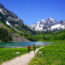 Aspen Colorado, Maroon Bells hiking in summer.