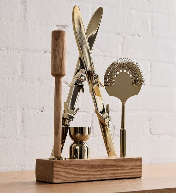 West Elm ski bar tools