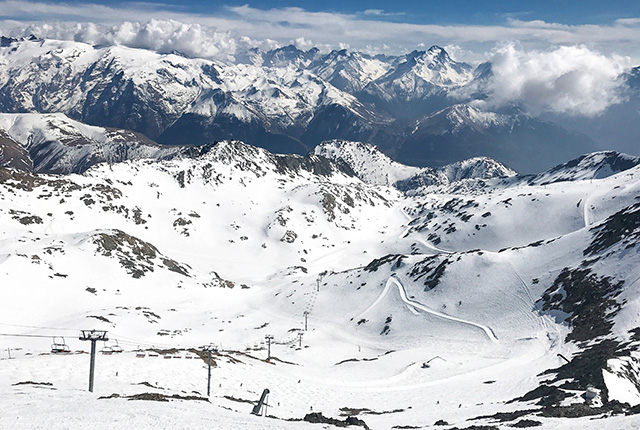 Alpe d' Huez longest run.