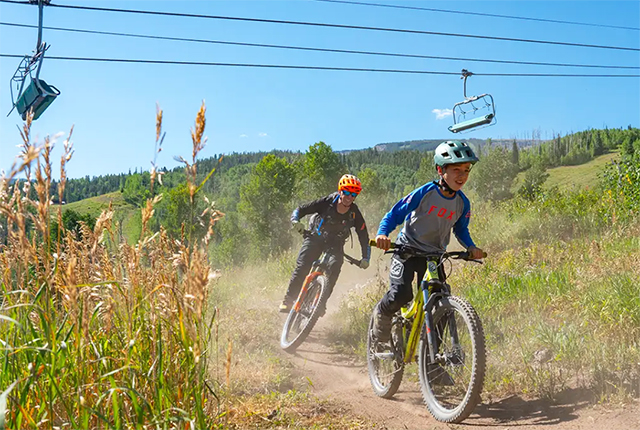 Snowmass bike camp summer.