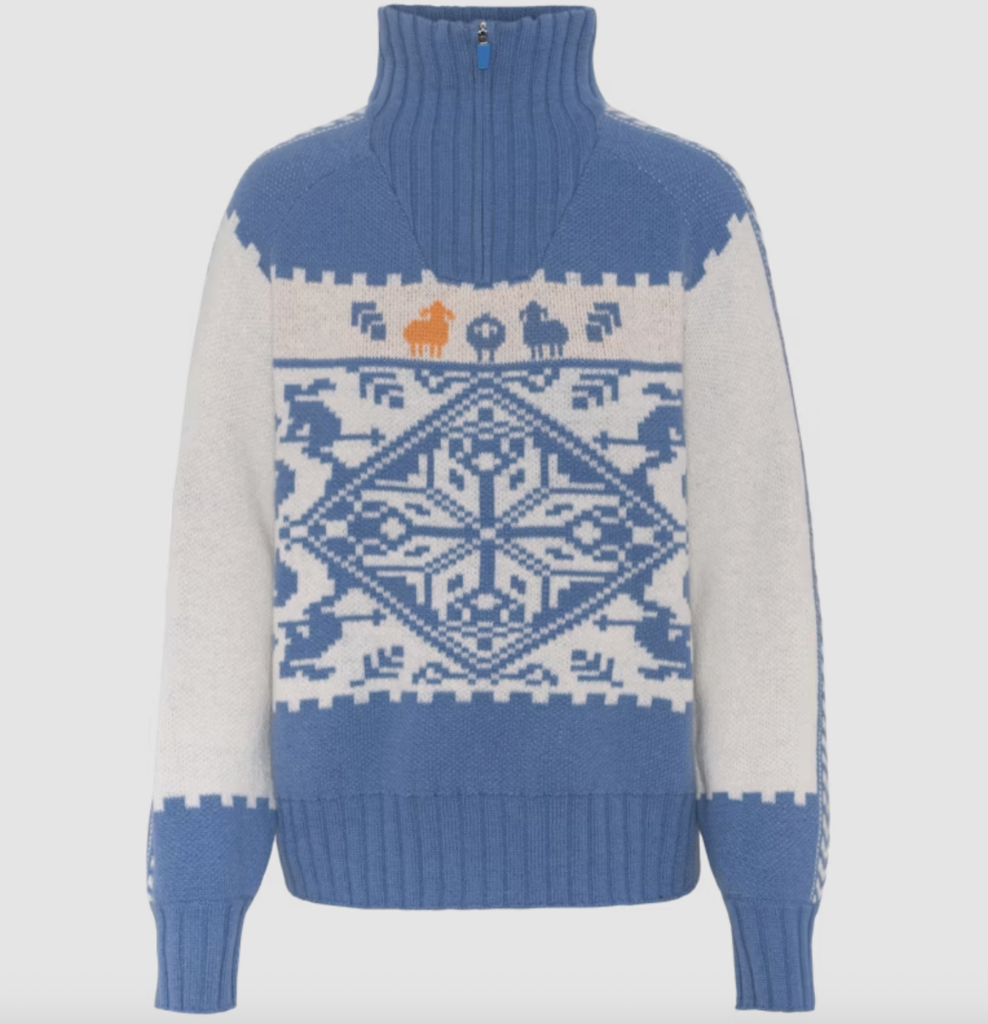 Kari Traa Saga knit sweater in blue