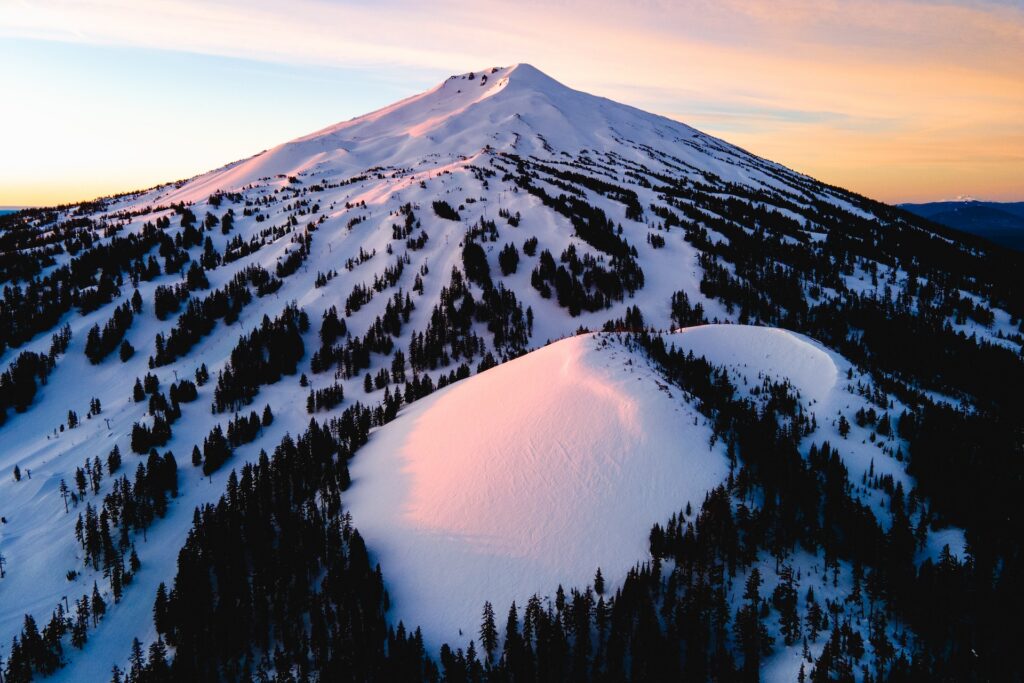 Aerial of Mt. Bachelor