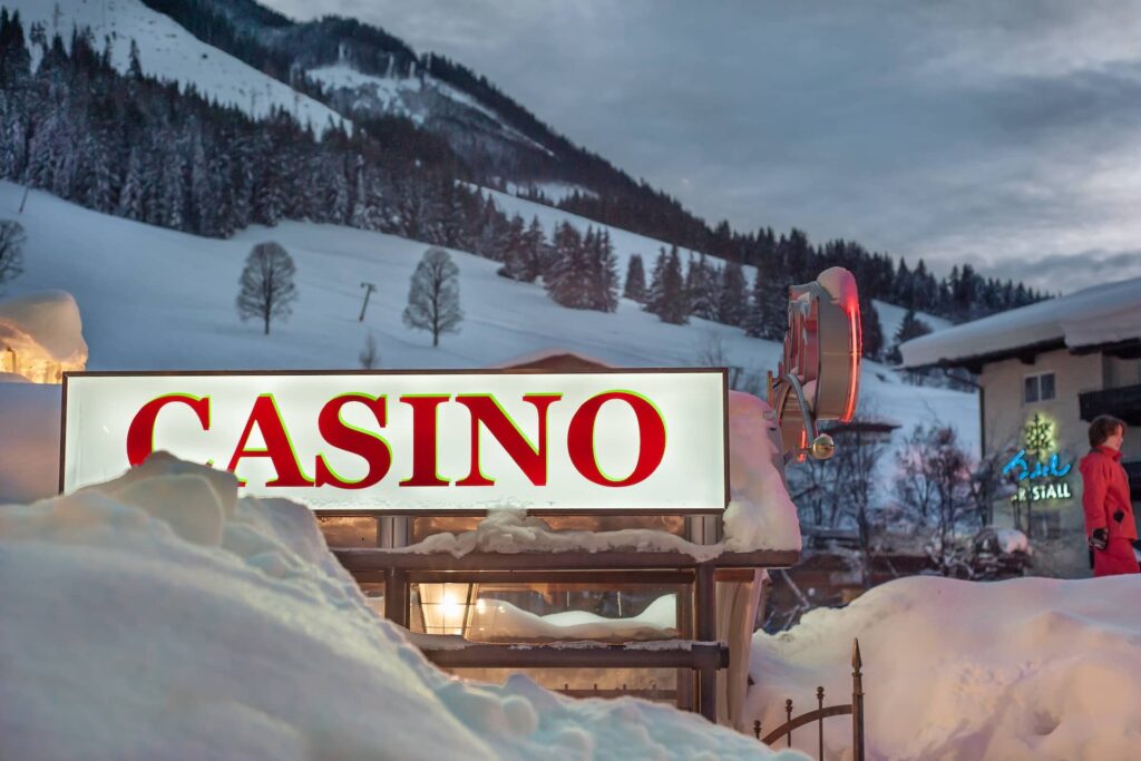 Casinos in the Alps; bet on them for fun ski holidays
