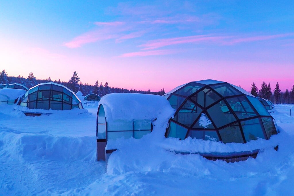 Sleep in an igloo village or luxury pod at these ski resorts