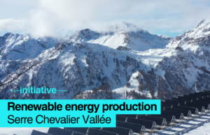 Serre Chevalier recycled lift. Mountain Change Makers