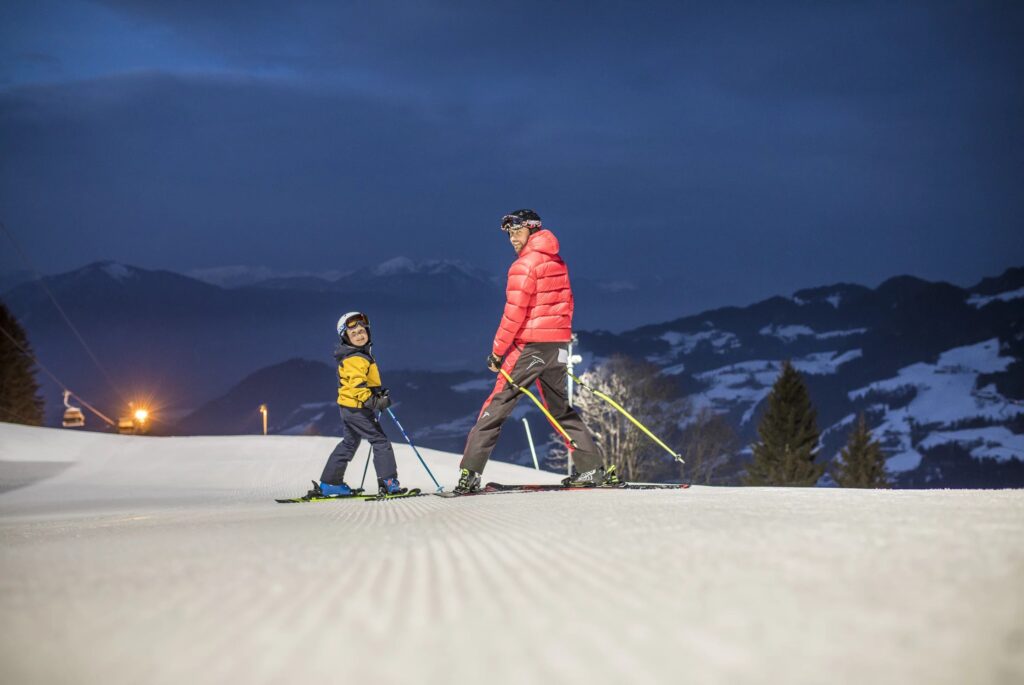 Beliebte Orte zum Nachtskifahren in Österreich