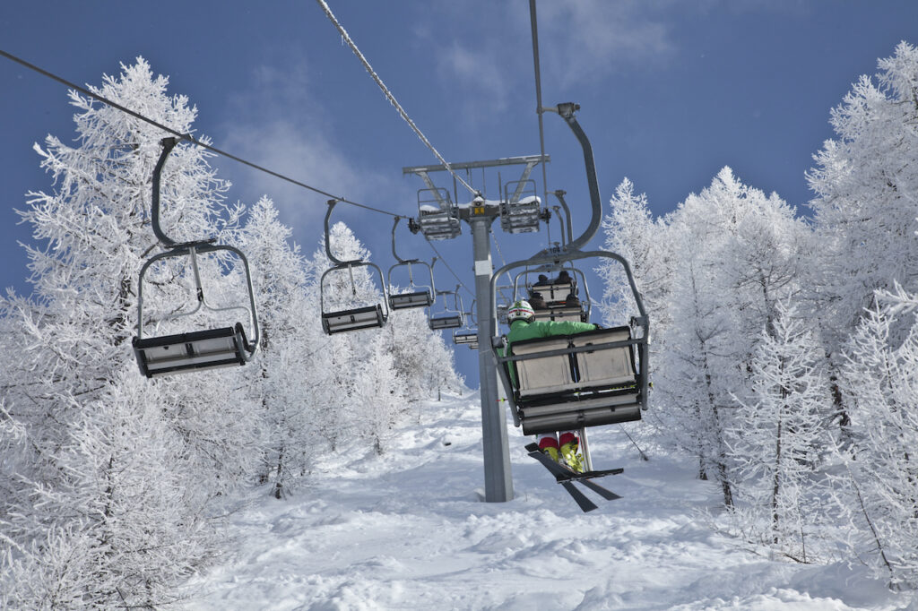 Il punto di vista dello sciatore sul Monterosa Ski