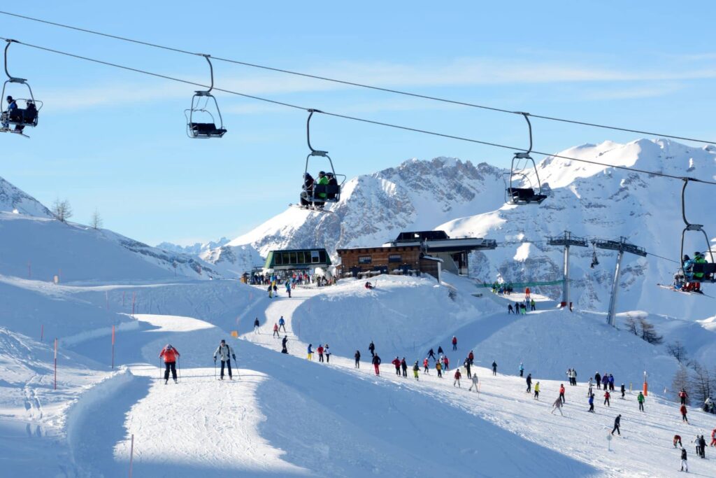 Le migliori piste per sciatori intermedi