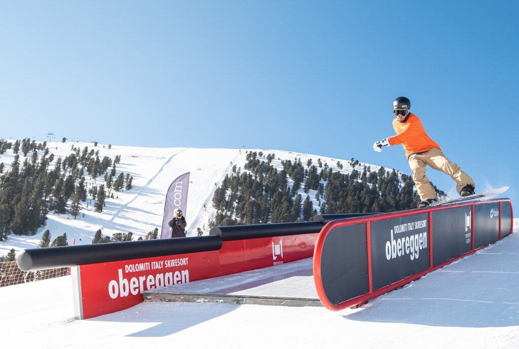 Snowboard spettacolo nei due mesi di Obereggen