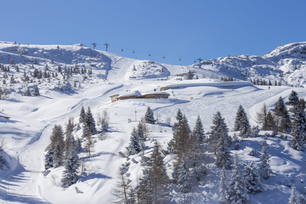La nazionale norvegese di sci alpino in ritiro all’Altopiano della Paganella