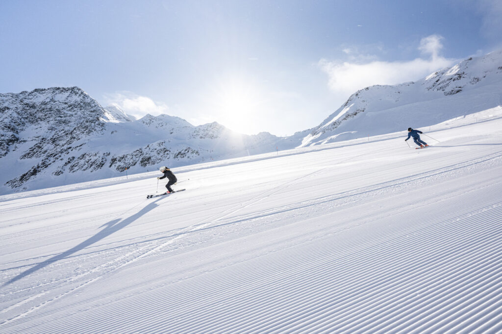 Val Senales: in pista con gli atleti della Coppa del Mondo